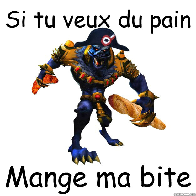 Si tu veux du pain Mange ma bite  Crvor Warwich