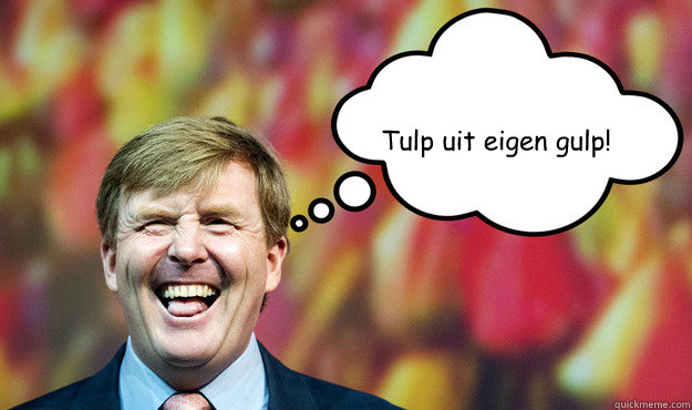 Tulp uit eigen gulp!   Wat denkt WimLex