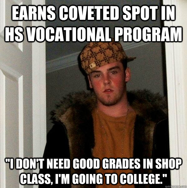 Earns coveted spot in HS vocational program 