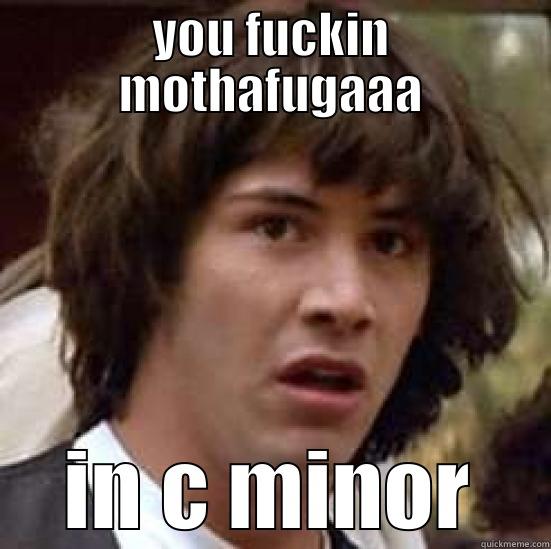 YOU FUCKIN MOTHAFUGAAA  IN C MINOR  conspiracy keanu