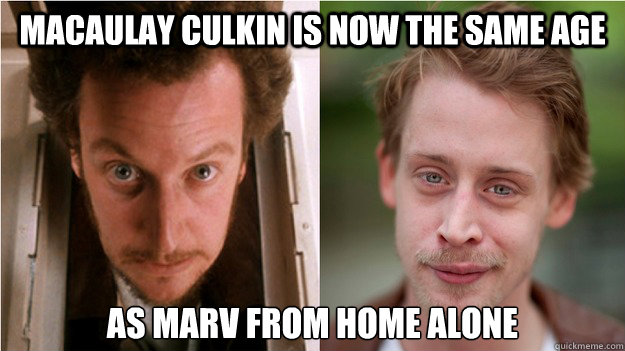 Macaulay Culkin is now the same age as Marv from Home Alone - Macaulay Culkin is now the same age as Marv from Home Alone  Misc