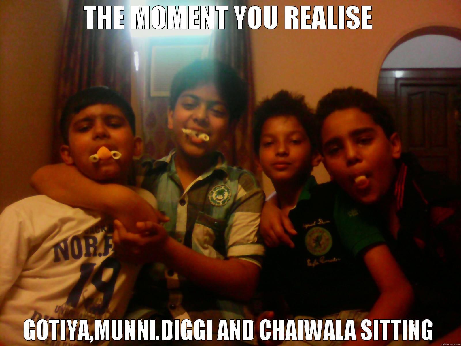 THE MOMENT YOU REALISE GOTIYA,MUNNI.DIGGI AND CHAIWALA SITTING Misc