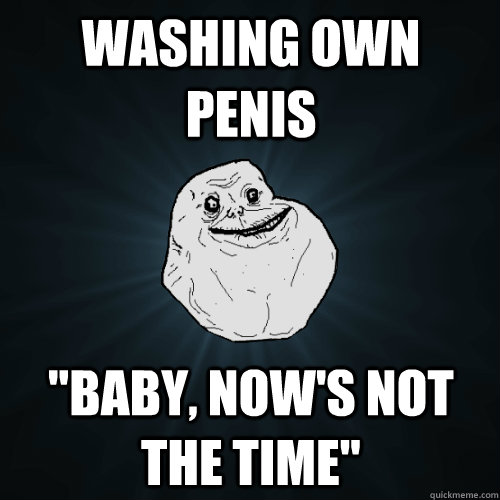 WASHING OWN PENIS 