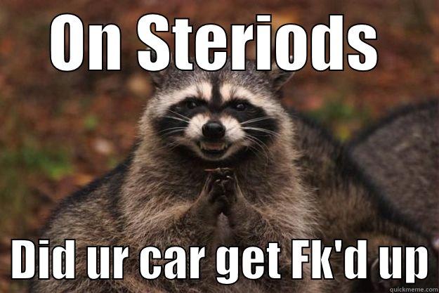 ON STERIODS   DID UR CAR GET FK'D UP Evil Plotting Raccoon
