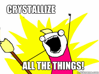ALL THE THINGS! CRYSTALLIZE   All The Thigns