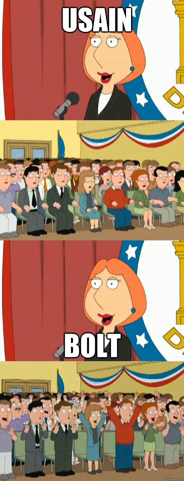 Usain Bolt  Lois Griffin