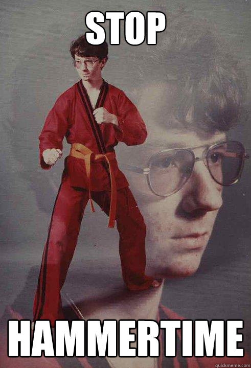 stop hammertime  Karate Kyle
