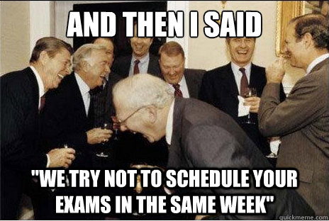 And then I said  