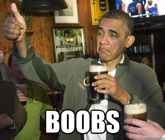  Boobs  Upvoting Obama