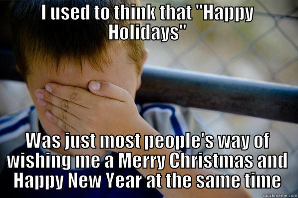 I USED TO THINK THAT 