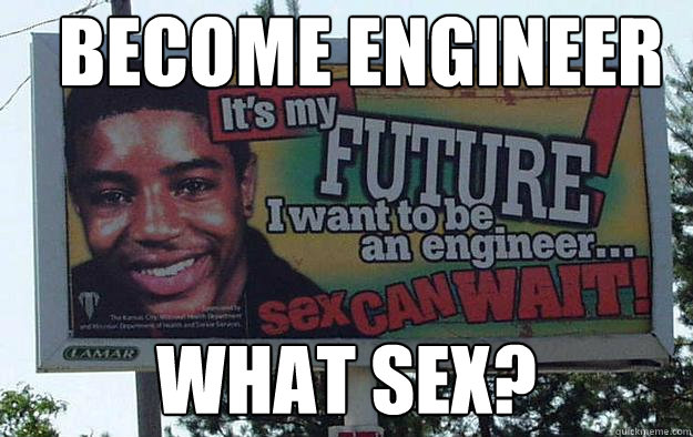 Become Engineer what sex?  