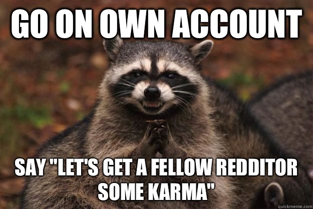 Go on own account Say 