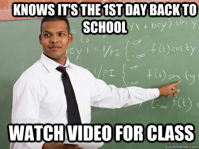 KNOWS IT'S THE 1ST DAY BACK TO SCHOOL WATCH VIDEO FOR CLASS  Good Guy Teacher