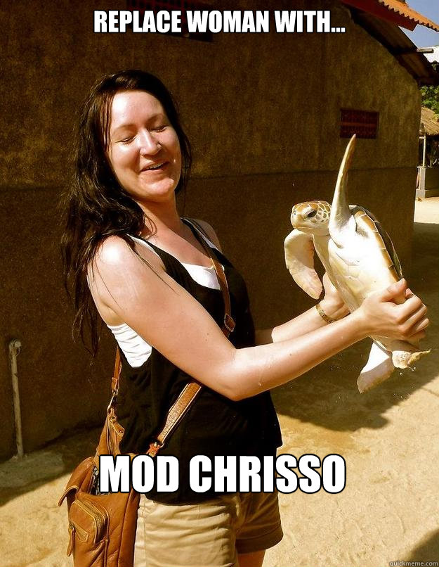 Replace woman with...  Mod Chrisso  Domestic Violence Turtle