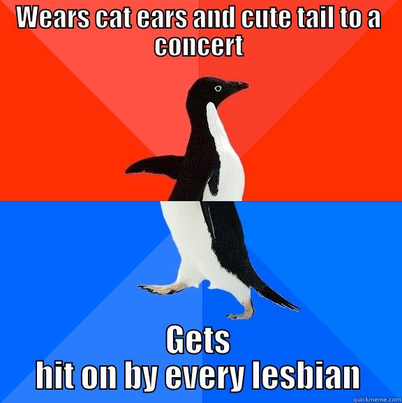 cute girl in consert - WEARS CAT EARS AND CUTE TAIL TO A CONCERT GETS HIT ON BY EVERY LESBIAN Socially Awesome Awkward Penguin