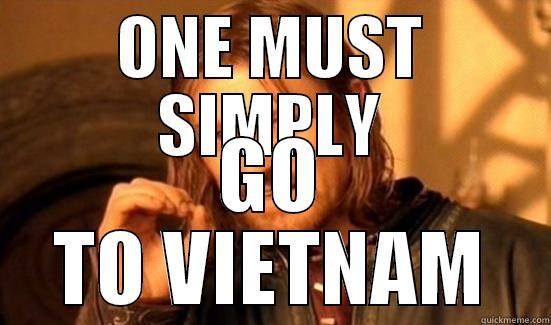 ONE MUST SIMPLY GO TO VIETNAM Boromir