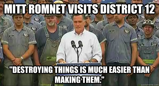 Mitt Romnet Visits District 12 