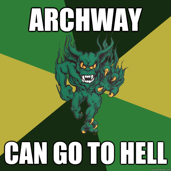 archway can go to hell - archway can go to hell  Green Terror