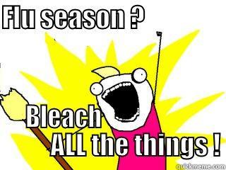 FLU SEASON ?                       BLEACH                                  ALL THE THINGS ! All The Things
