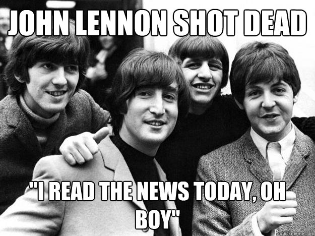 John Lennon Shot dead 