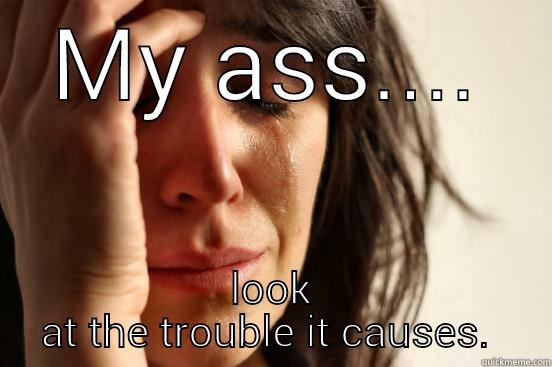 MY ASS.... LOOK AT THE TROUBLE IT CAUSES.  First World Problems