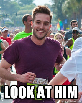  Look at him  Ridiculously photogenic guy