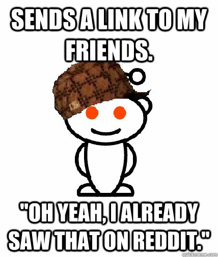 Sends a link to my friends. 