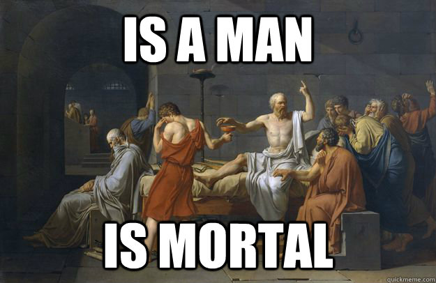 is a man is mortal  