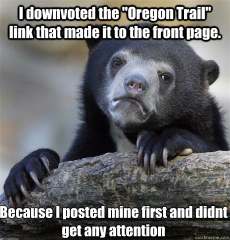I downvoted the 