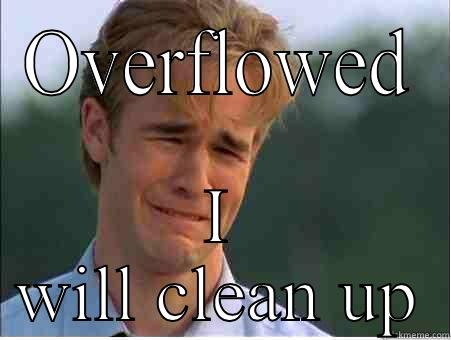 OVERFLOWED I WILL CLEAN UP 1990s Problems