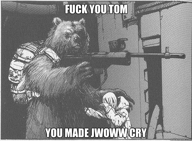 Fuck you Tom You made Jwoww cry  