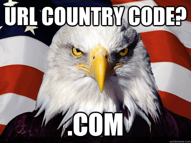 URL Country Code? .com  Evil American Eagle