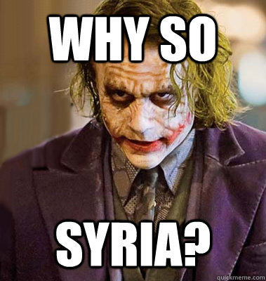 why so syria?  