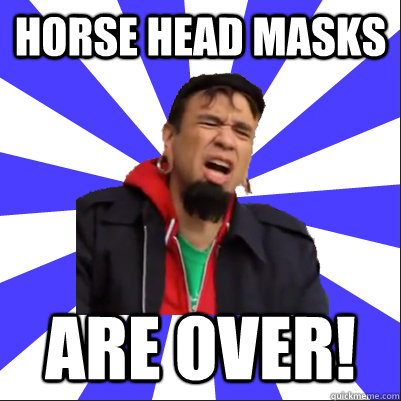 Horse head masks are over!  Portlandia Clip