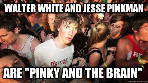 Walter White and Jesse Pinkman are 