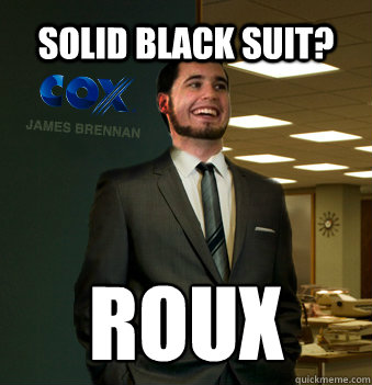 solid black suit? ROUX  Success Chunk