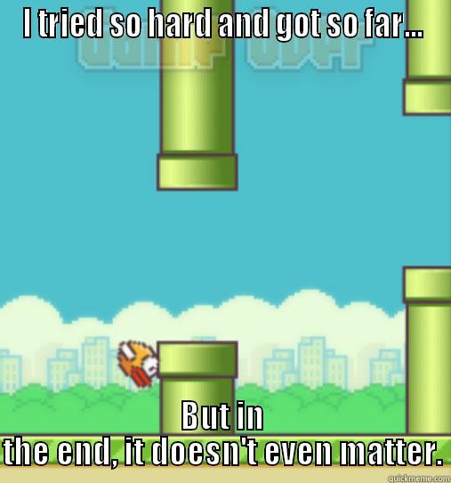 Flappy Bird - I TRIED SO HARD AND GOT SO FAR... BUT IN THE END, IT DOESN'T EVEN MATTER. Misc