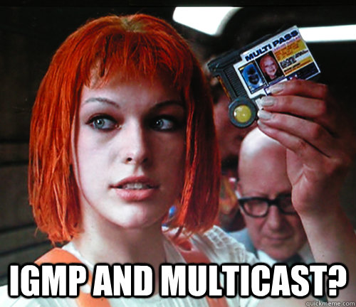  IGMP and Multicast?  