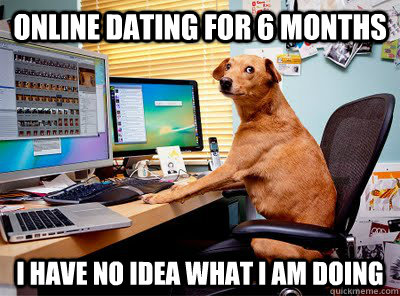 online dating for 6 months I have no idea what I am doing - online dating for 6 months I have no idea what I am doing  Computer dog