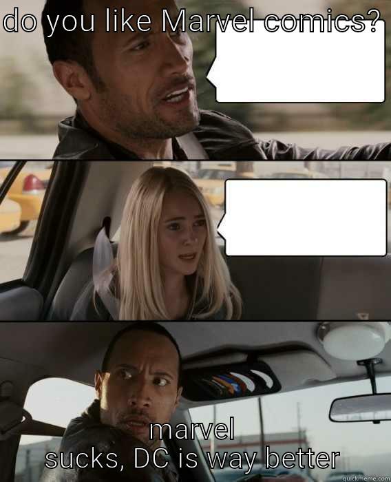 Do u like Marvel comics? -   The Rock Driving