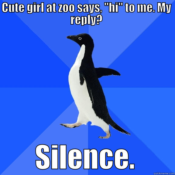 CUTE GIRL AT ZOO SAYS, 