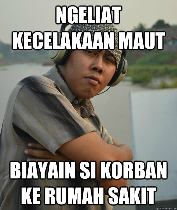 Ngeliat Kecelakaan Maut Biayain si korban ke rumah sakit  Amin Rich Man