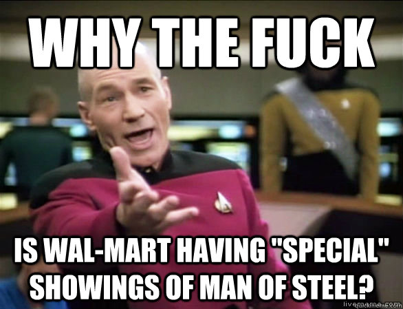 Why the fuck Is Wal-Mart having 