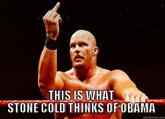  THIS IS WHAT STONE COLD THINKS OF OBAMA Misc