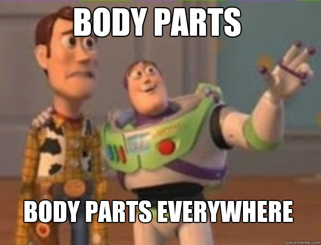 Body parts Body parts everywhere - Body parts Body parts everywhere  Misc