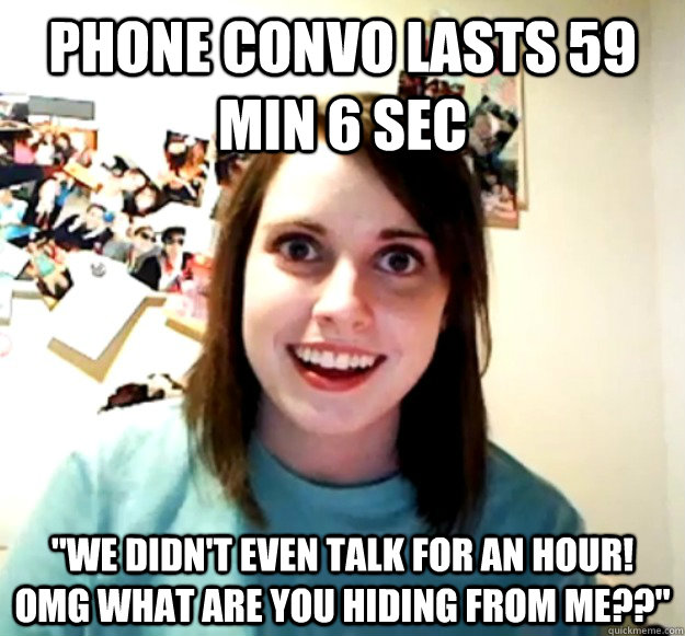 Phone convo lasts 59 min 6 sec 