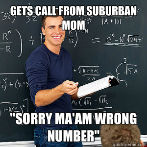 gets call from suburban mom 