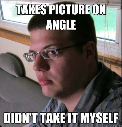 takes picture on angle didn't take it myself  