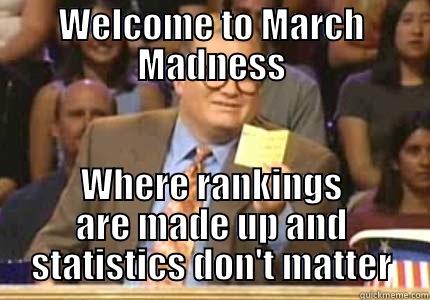 Whose Line Is It Anyway March Madness - WELCOME TO MARCH MADNESS WHERE RANKINGS ARE MADE UP AND STATISTICS DON'T MATTER Whose Line