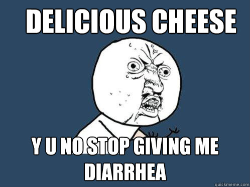 DELICIOUS CHEESE y u no stop giving me diarrhea  Y U No